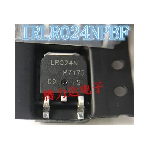 Free shipping 100PCS IRLR024N IRLR024NPBF TO252