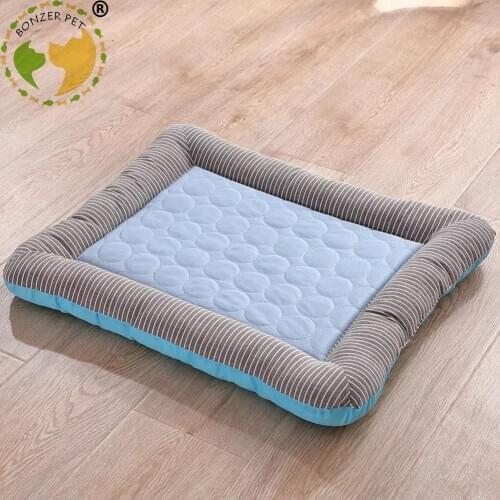 Bonzerpet Cooling Summer Pad Mat For Dogs Cat Sofa Dog Mat Breathable Bed Summer Washable For Small Medium Large Dogs