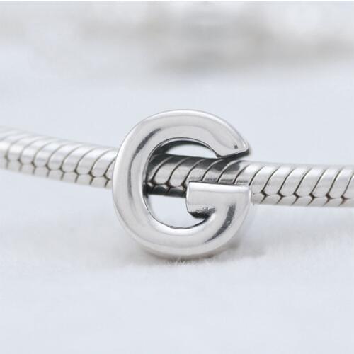 DINGLLY 2Pcs Letters Beaded Fit Original Brands Initials Bracelet Bangle Couple Lover Friend Necklaces Fashion Jewelry