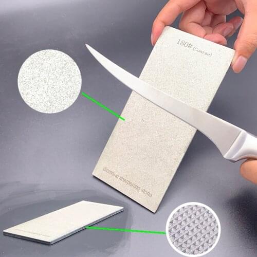 180/600/1500/2500 Set Diamond Sharpening Stone Base Kitchen Whetstone Blade Sharp Bar Apex Edge Musat Knife Sharper Flakes Board