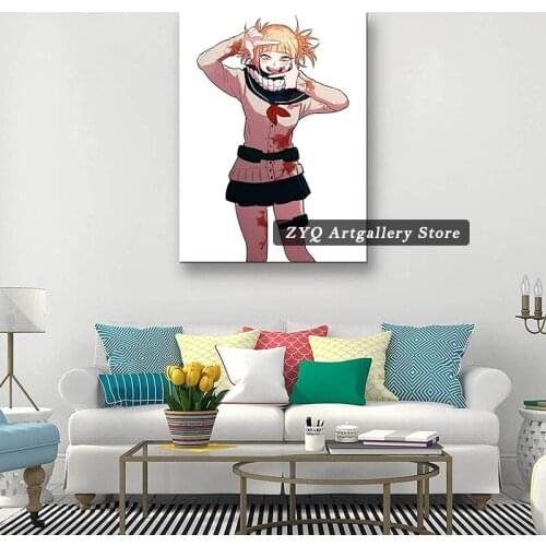 My Hero Himiko toga Canvas Prints Wall Art Paintings Pictures For Living Room Bedroom Decoration Home Wall Decor Posters