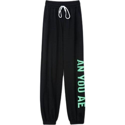 Casual 2 Piece Sets Womens Suit Tracksuits Set Letter Print short sleeve t shirt And loose Pants 2pcs Outfits