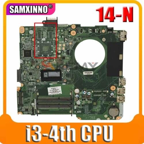 For HP PAVILION 14-N 14Z Laptop Motherboard With i3-4005U 734424-501 739965-501 DA0U83MB6E0 MB 100% Tested Fast Ship