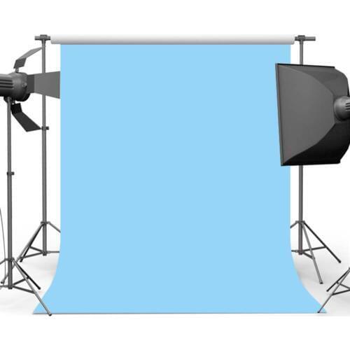 Mehofoto Pure Blue Color Photography Backdrop Children Photo Background Booth Studio Durable MW-166