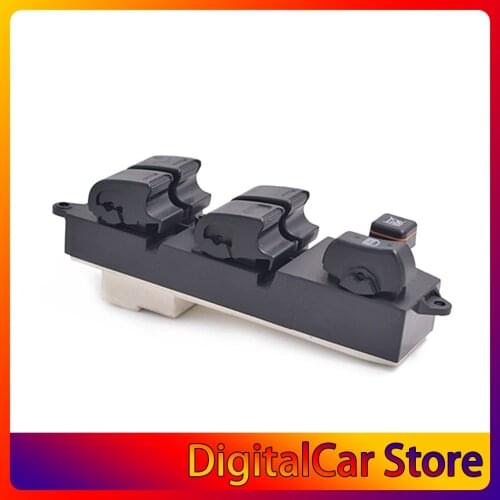 Glass Lift Master Switch Plastic Lift Switch Lifting Of Window Glass Applicable Left-Hand Drive Black for Toyota Prado Yaris