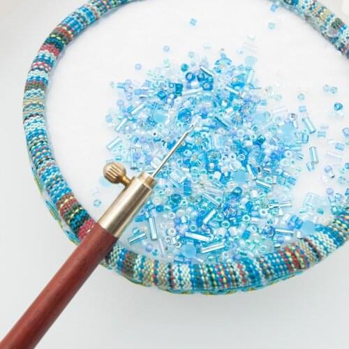 French embroidery bead tray, hand-made bead tray, sequin bead storage tray Embroidery Accessories