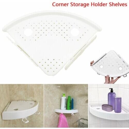 Bathroom Storage Rack Shelf Fan-Shaped Handle Storage Rack Wall-Mounted Bracket New Bathroom Storage Rack
