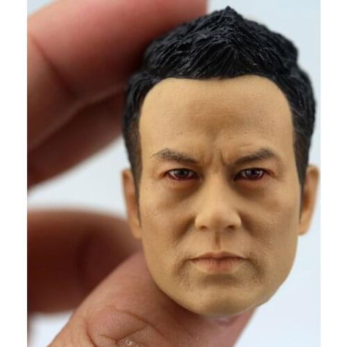 CUSTOM 1/6 SCALE Simon Yam Head Sculpt Young Male Soldier Head Carving Model Toys Collection