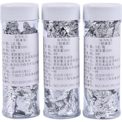 1 bottle 1/3/5g Edible Gold Powder Foil Made Of Genuine Gold Leaf Food Grade Suits Skincare Food Decorating