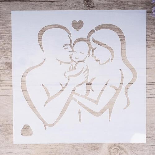 15 cm DIY Craft Layering Stencils For Walls Painting Scrapbooking Stamping Stamps Album Decorative Embossing Paper Cards