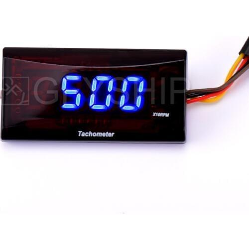 Universal LED Digital Motorcycle Tachometer Moto Electronic RPM Tachometer For KOSO For Pit Dirt Bike Scooter Motocross ATV UTV