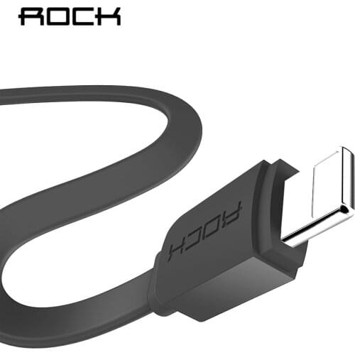 ROCK USB Cable for iPhone Cable Bending Resistance for Lighting Cable Fast Charging for iPhone XS Max XR X 8 7 6 5 Plus iPad iOS