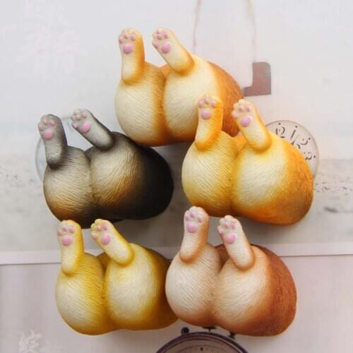 1pcs Cartoon Corgi Dog Hip Refrigerator Magnet Stickers Cute Animal Figures Figurines Kids Toys