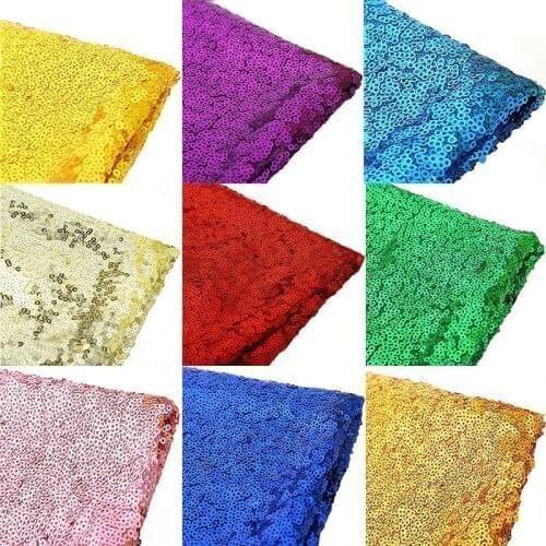 3 mm Starry Encrypted Embroidery Sequin Fabric DIY Craft Stage Dress Tablecloth Backpack Decorative Wedding Party Gift Supplies