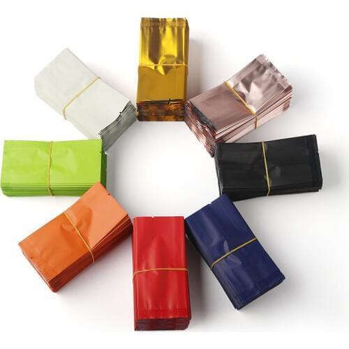 3000pcs/lot 5-10g Colour Teas Package Aluminum Foil Sack Black Tea Green Tea packing bagVacuum Small Bag General Purpose