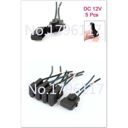 5Pcs Car Automotive Audio Inline ATC Blade Inline Fuse Holder Car Fuses Sockets Adapters