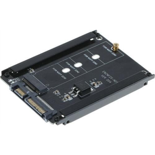 5pcs/lot M.2 NGFF SSD to 2.5in SATA 3.0 Adapter Converter Support 2230 2242 2260 2280 Hard Drive