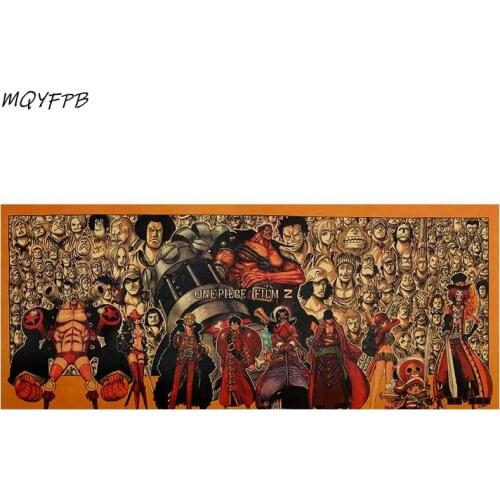 Animation Character series Poster Kraft Paper Wall Sticker Decorative Painting Of Household Goods 70x29cm