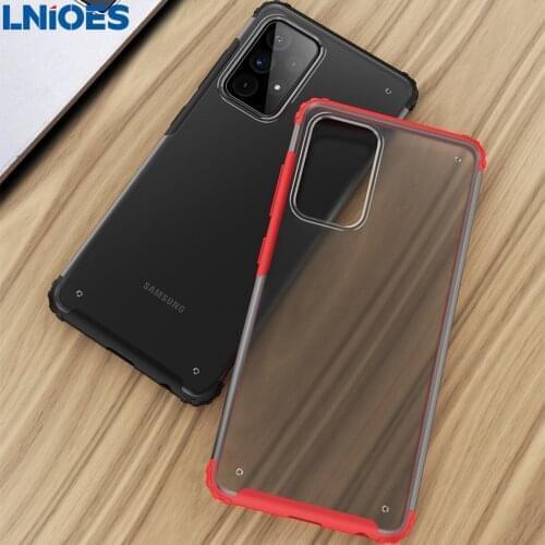 For Samsung A52 Case A52 5G Silicone PC Mixed Frosted Transparent Case Shockproof Armor for Samsung Galaxy A52 Case