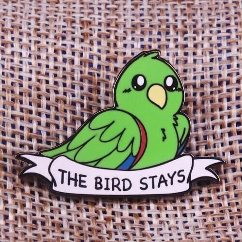 Cute Bird Lapel Enamel pin