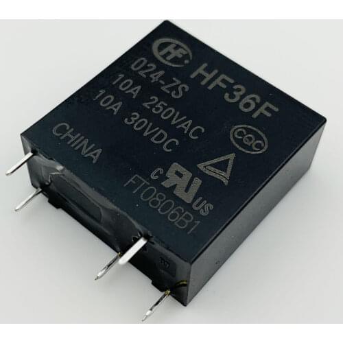 HF36F-024-ZS 10A 250VAC JZC-36Frelays