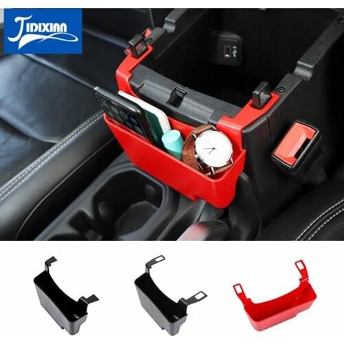 JIDIXIAN Armrest box Storage Box Organizer Container for Jeep Wrangler JL 2018 2019 2020 2021 Car Interior Tray
