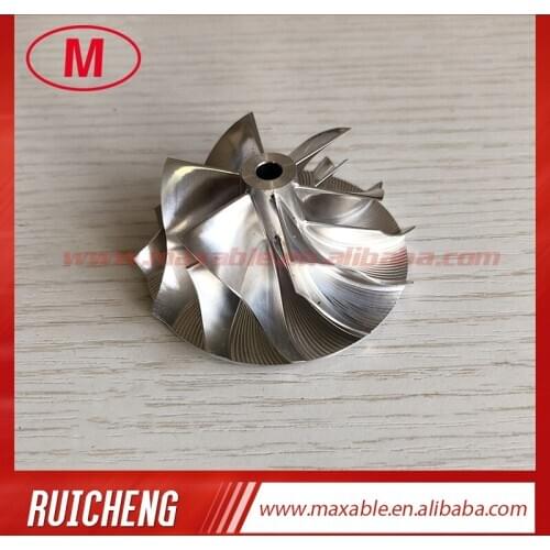 TD04HL 16T 49189-00016 43.43/56.02mm 6+6 blades High performance Turbo milling/aluminum 2618/billet compressor wheel