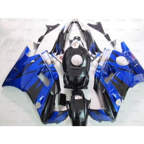 Bodywork for CBR600F2 1992 CBR600F2 Body Kits 1994 CBR600 F2 Fairing Kits 1991 - 1994 Blue Black