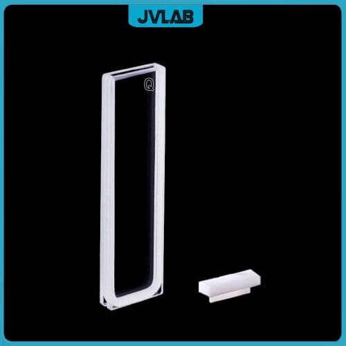 Quartz Absorption Cells 1 mm Quartz Cuvette ( Liquid Sample Cell ) 0.4 ml For Spectrophotometer Frit Sintering Technology 2/PK