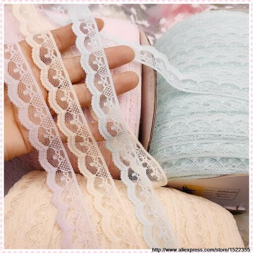Macaroon Blue Non-Elastic Lace Clothing DIY Baby Clothes Cuff Neckline Material