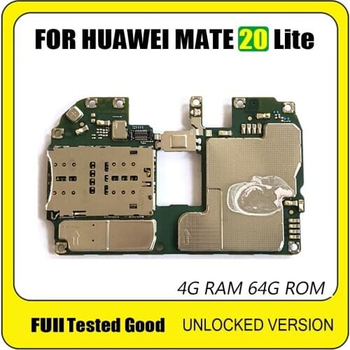 Motherboard For HuaWei P20 Lite Original Unlocked Logic Board Mainboard 4+64gb 128gb With Full Chips With Android OS Full Tested