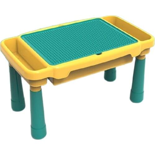 Multi-functional Building Table Compatible Particles Assembled Building Blocks Childrens Educational Toys Learning Table