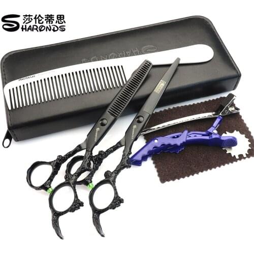 New Professional hairdressing scissors 6 inch precision scissors barber accessories Barber Shop hair scissors set for scissors