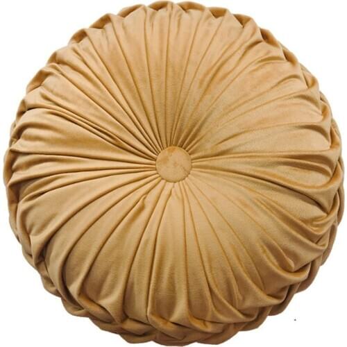 Pure Color Model Room Round Pillow Pumpkin Pillow Living Room Round Pillow Sofa Round Pillow Cushion