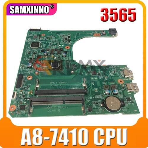 Original Laptop motherboard For DELL Inspiron 3565 A8-7410 Mainboard CN-0GW4F0 0GW4F0 15276-1 AM7410 CPU