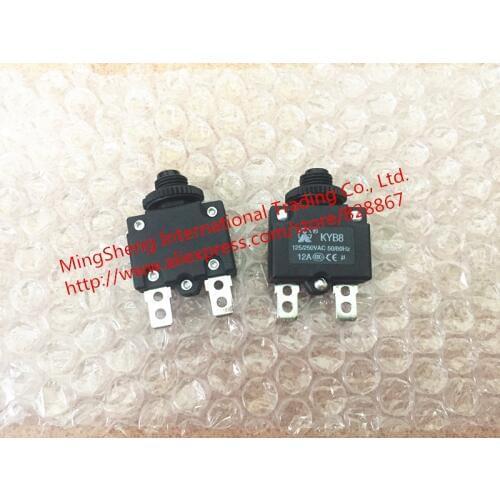 Original new 100% motor protector overload overcurrent switch 12A reset fuse thermal overload protection switch KYB8