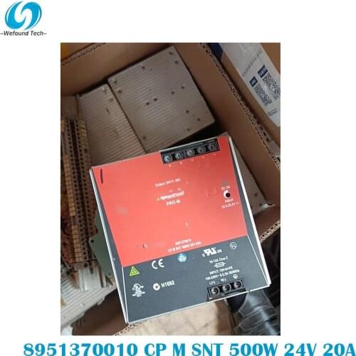 Original Weidmüller 8951370010 CP M SNT 500W 24V 20A Rail Switching Power Supply Single Phase, 100% Tested BeforeShipment