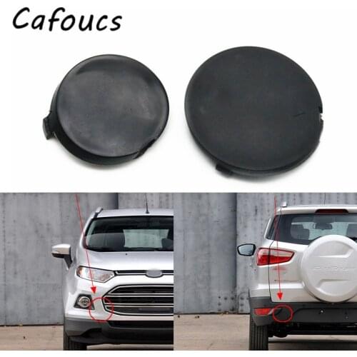 Front Bumper Towing Hook Cover For Ford Ecosport 2013 2014 2015 2016 2017 Rear Bumper Towing Hook Cap Unpainted