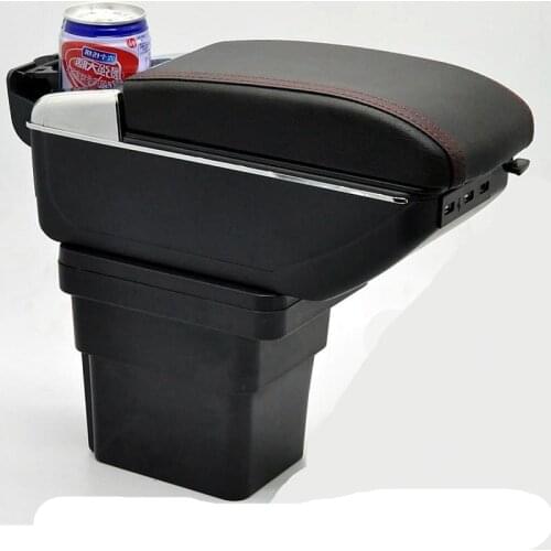 For Mitsubishi Xpander armrest car interior Accessories USB Charging arm rest box car-styling decoration parts 2015-2019