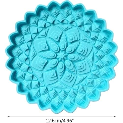 Coaster Epoxy Resin Mold Cup Mat Casting Silicone Mould DIY Crafts Decor Tool