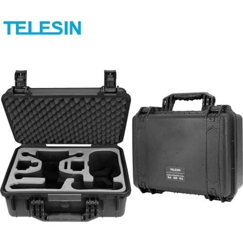 TELESIN DJI FPV Drone Hardshell Handheld Storage Bag Waterproof Explosion Proof Box Carrying Case for DJI FPV Handbag Carry Bag