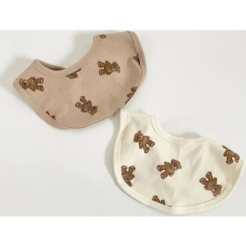 Practical Soft Baby Saliva Boys Girls Feeding Cotton Bandana Bibs Protect Teething Baby Free from Cheek Neck & Chin Rash G99C