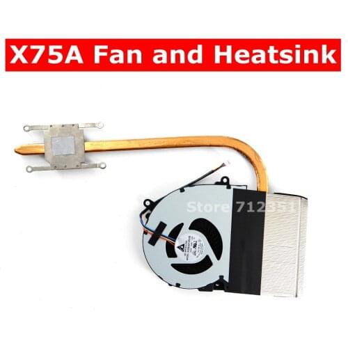 X75A Cooling radiator Fan and Heatsink For Asus X75 X75A Laptop Heatsink X75A radiator 13GND01AM010-1 3CXJ4TMJN00