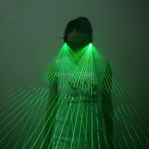 2021 High quality laser glasses party LED luminous gloves, bars night clubs singers props fluorescent props stage performances