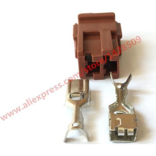20 Sets 2 Pin AMP Tyco Female Auto 142680-1 Electric Wire Harness Connector 1-142680-1