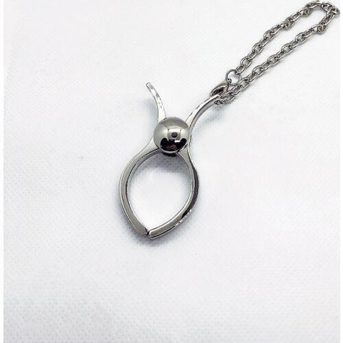 Folsom 1pcs Metal Golf Gloves Clip with chan Zinc Alloy Material 30*60mm Golden and Silver Japan