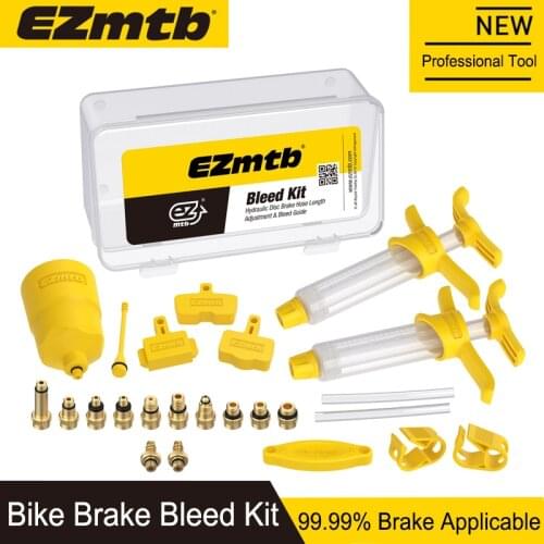 2021 EZMTB Universal Bicycle Hydraulic Disc Brake Bleed Kit for shimano&tektro&magura&hayes&formula&sram&avid&giant&nutt brake