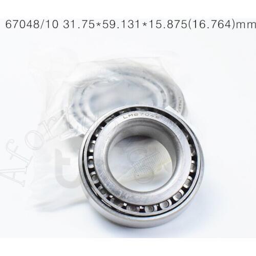 67048 31.75*59.131*15.875(16.764)mm 1piece bearing LM67048/10 Tapered roller bearing Special bearings for automobiles