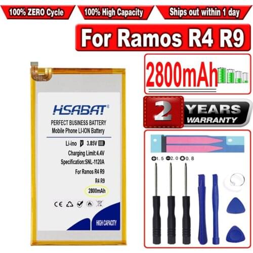 HSABAT 2800mAh Battery for Ramos R4 R9
