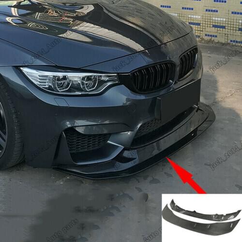 Real Carbon fiber Bumper Lip Body Spoiler Kit Fit for BMW F10 F30 F32 F80 M3 F82